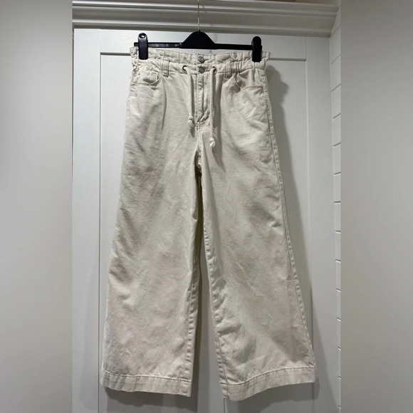 Kensie Paperbag Wide-Leg Jeans - Picture 2 of 5